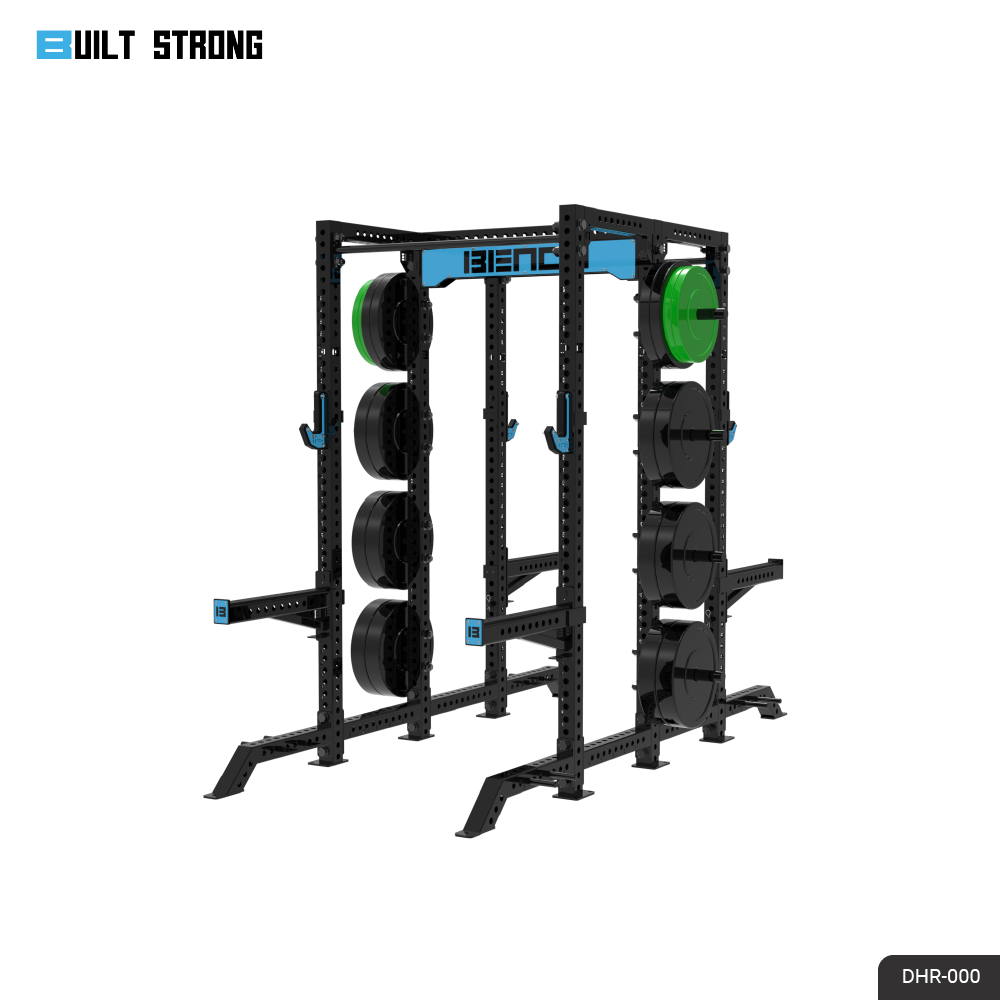 REVOLVE Custom Racks – custom double half rack configuration – Bench Fitness