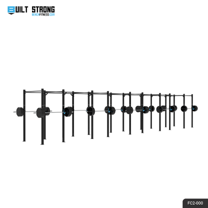 REVOLVE Custom Rigs – custom floor rig configuration, concept 2 – Bench Fitness