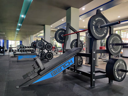 REVOLVE Olympic Decline Bench – gym installation 1 – Bench Fitness